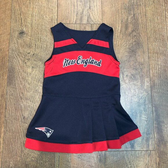 NFL New England Patriots Baby Girl Cheerleader Dress 18 months Pre-Owned - Picture 1 of 4